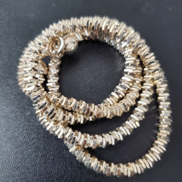 Milor Watch Video / Sterling Silver 925 Diamond Cut Rope Chain Necklace - Picture 10 of 12